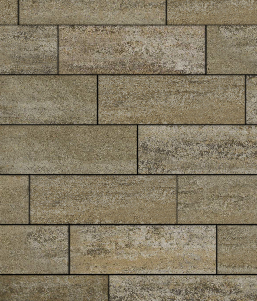 Тротуарная плитка Прямоугольник Искусственный камень  900х300