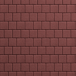 Тротуарная плитка Квадрат Гранит  100х100 - krasnyj_granit