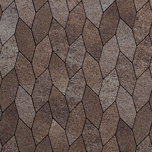 Тротуарная плитка Скошенный шестиугольник Листопад гранит - haski_granit